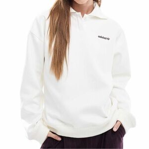 NWT Adidias Originals Women Suede Sweatshirt